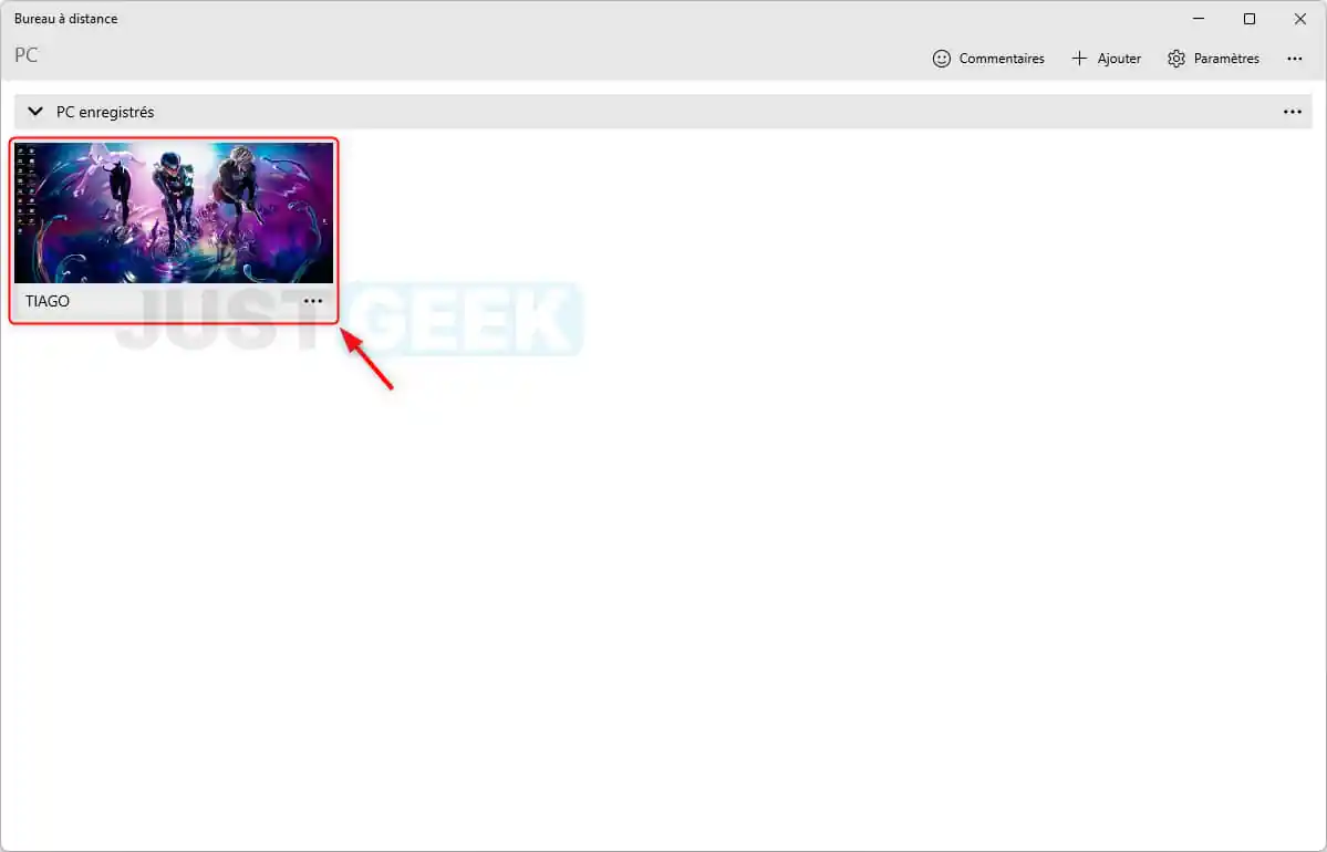 Installez l'application Microsoft Remote Desktop