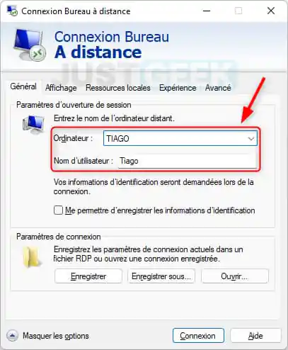 Accéder à un ordinateur avec Windows 11 Remote Desktop