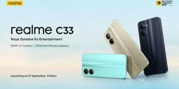 Realme C33 With 50-Megapixel Rear Camera, 5,000mAh Battery to Launch in India on September 6