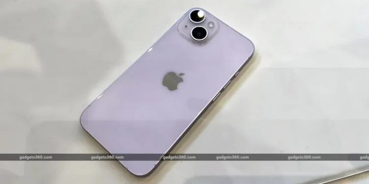 iphone 14 plus violet ndtv iphone 14