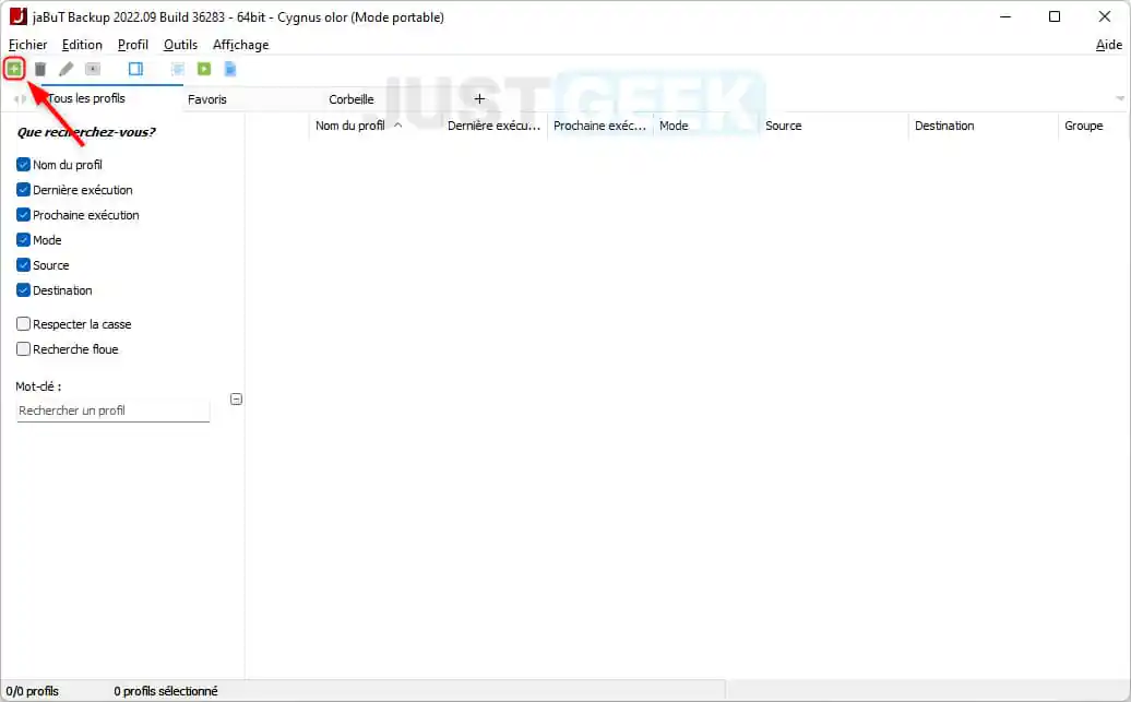 Créer une sauvegarde PC avec le logiciel jaBuT Backup