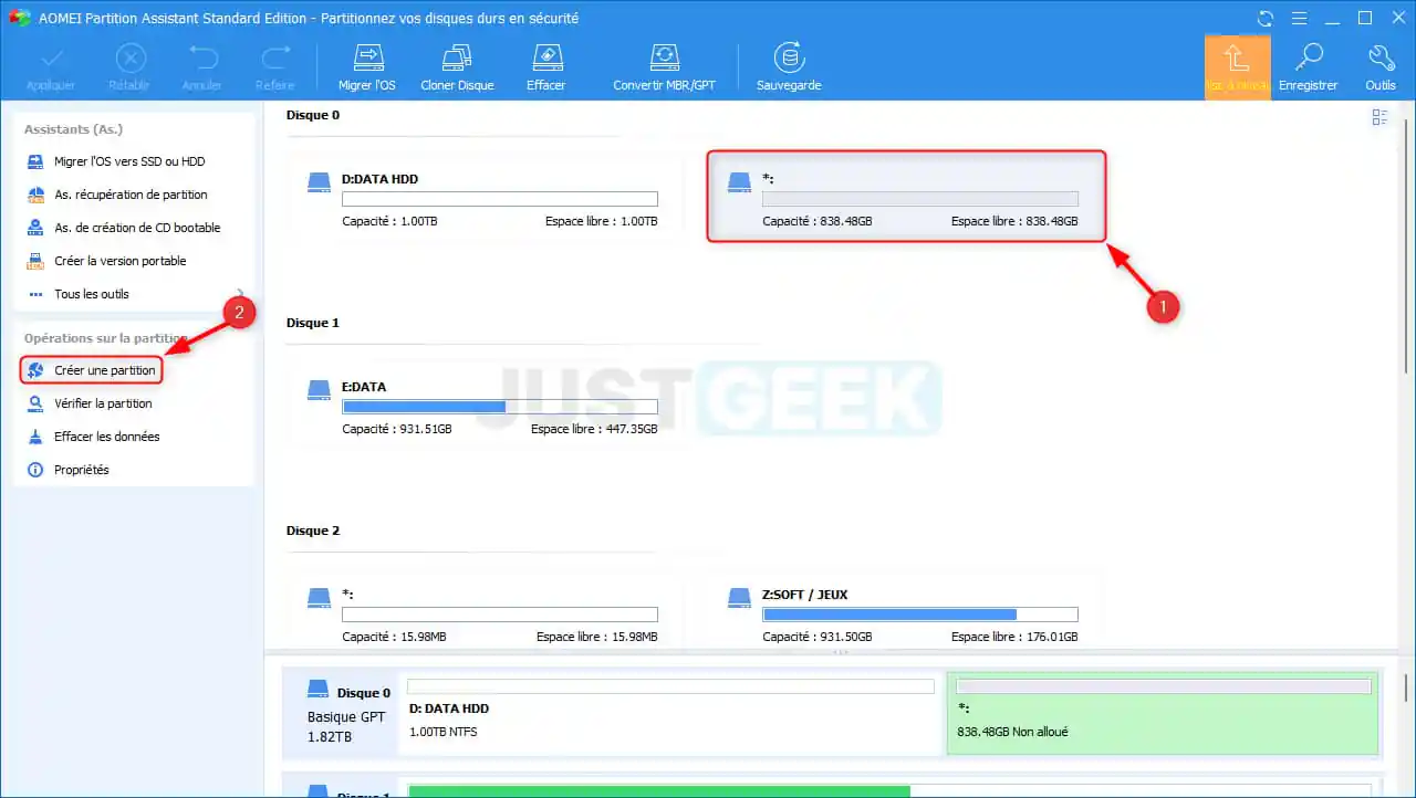 Partitionner un disque dur ou un SSD sous Windows 11 : 3 méthodes