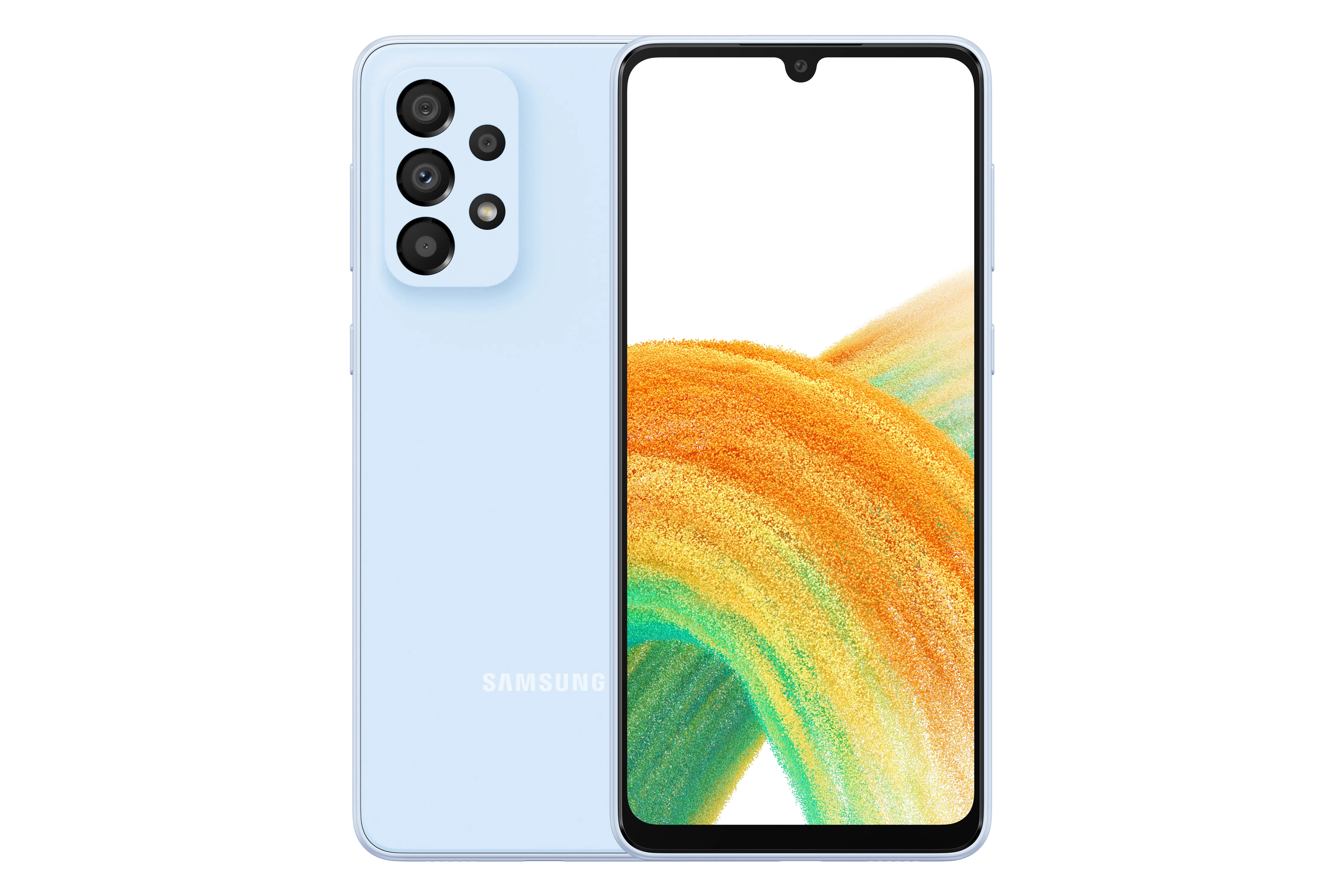 SM A336 Galaxy A33 5G Impressionnant Bleu Avant 33