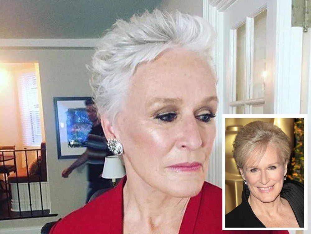 Glenn Close, Front, Nez, Peau, Menton, Sourcil, Épaule, Cils, Cou, Rouge à lèvres