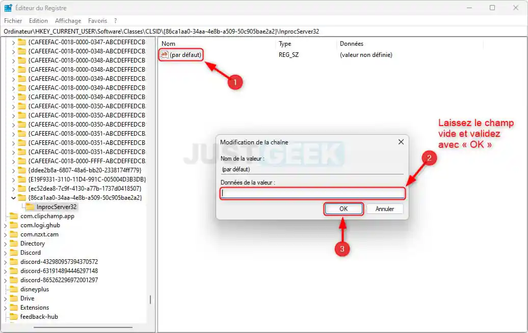 Trouver le menu contextuel complet sur Windows 11