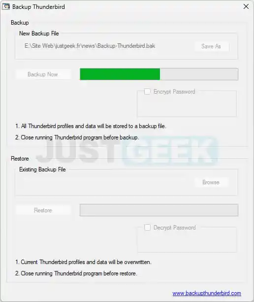 Comment sauvegarder et restaurer Thunderbird en quelques clics ?