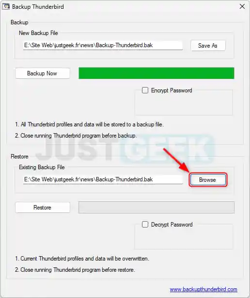 Comment sauvegarder et restaurer Thunderbird en quelques clics ?