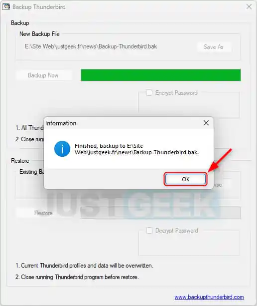 Comment sauvegarder et restaurer Thunderbird en quelques clics ?