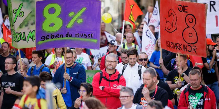 En Allemagne, 3,9 millions d'employés industriels bénéficient d'une augmentation de 8,5 % sur deux ans