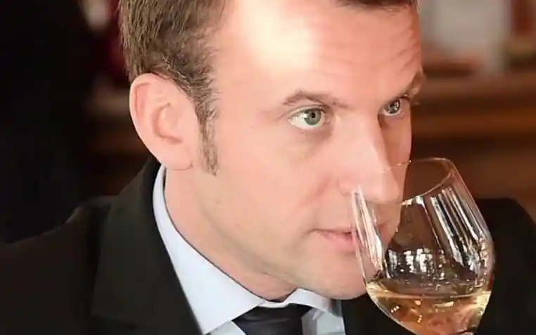 Emmanuel Macron, fin connaisseur de l'œnologie ?  Enfin, un chef d'État affiche son goût pour le vin en vidéo