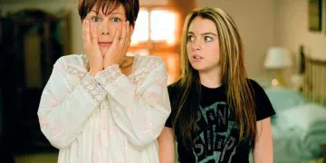 Jamie Lee Curtis et Lindsay Lohan sur FREAKY FRIDAY.