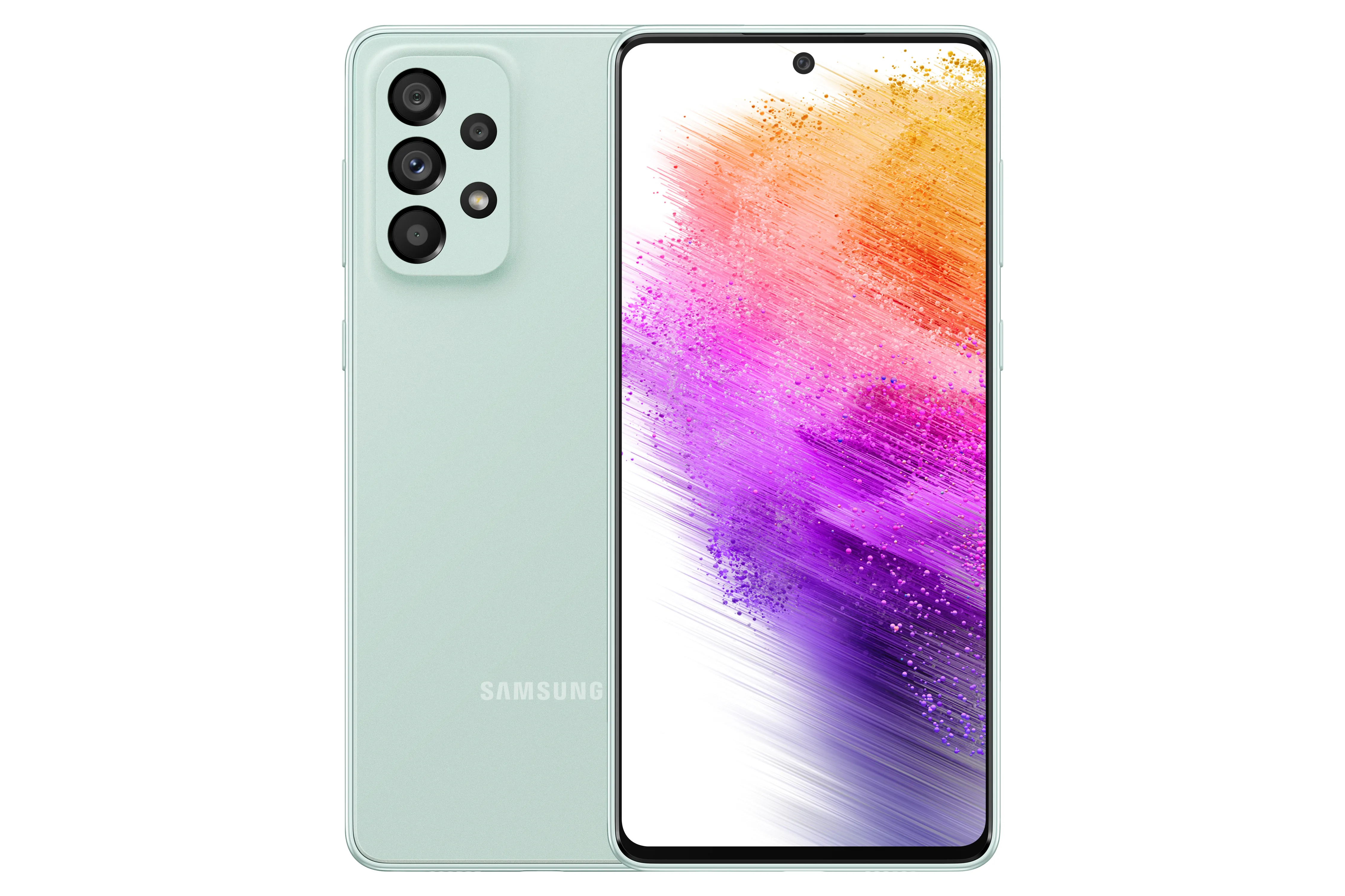 SM A736 Galaxy A73 5G Génial Menthe Avant 73