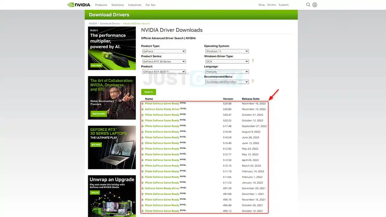 Comment restaurer les pilotes graphiques NVIDIA sur Windows 11 ?