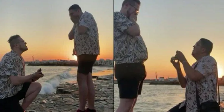 Un couple se surprend, ils décident de faire leur demande en mariage en même temps