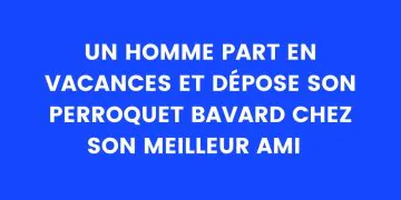 Un perroquet bavard se calme