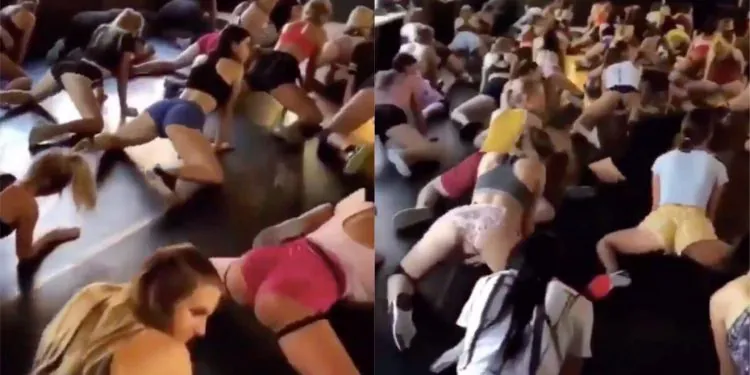 Des dizaines de femmes qui dansent du twerk dans la même salle, la vidéo qui divise les internautes !