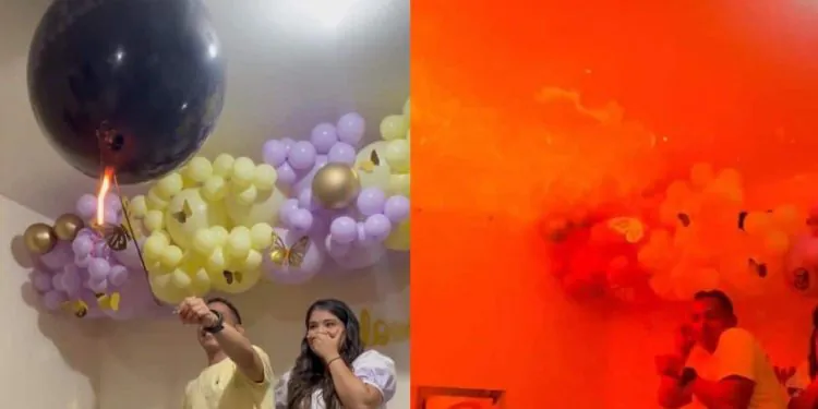 Ils utilisent le feu pour leur révélation de genre : ça tourne au désastre (vidéo)