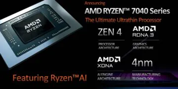 AMD dévoile les processeurs mobiles Ryzen 7000 avec IA, les GPU Radeon RX 700 pour ordinateurs portables au CES 2023