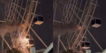1672895751 La Grande Roue Tombe En Panne 60 Personnes Bloquees Video
