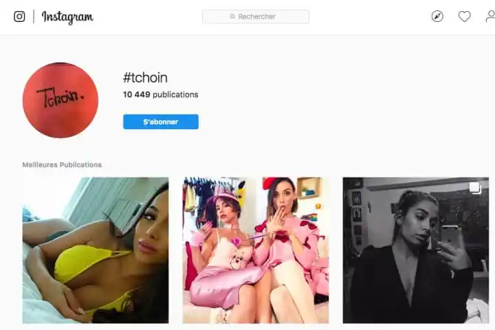 Tchoins sur Insta