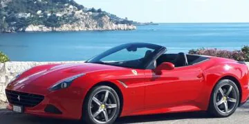 Ferrari California dégats