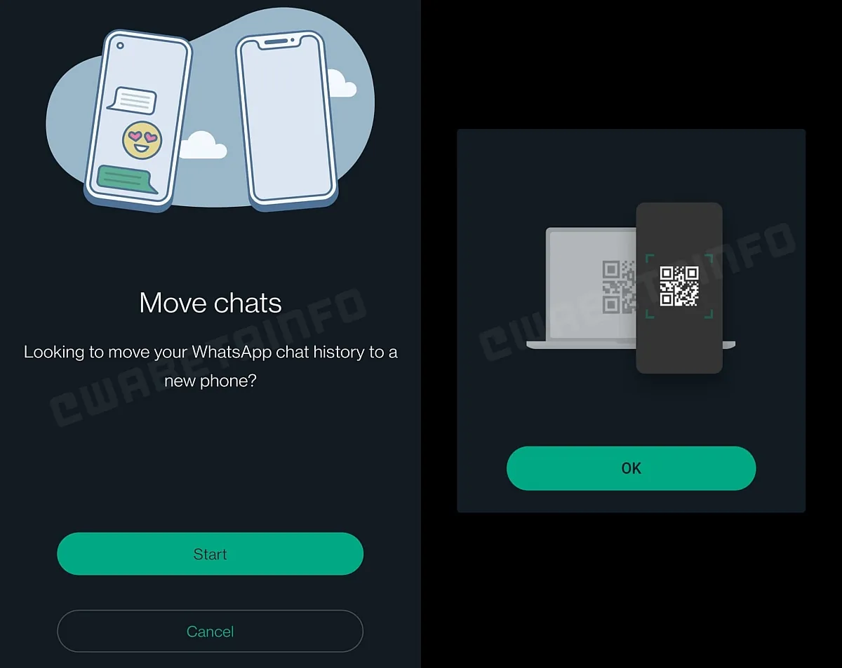 whatsapp déplacer l'historique des discussions wabetainfo whatsapp