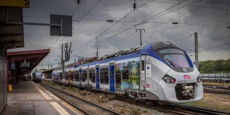 un train évacué à cause d'un passager dangereux