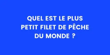 Quel est le plus petit filet de pêche au monde ?