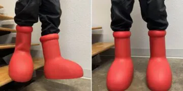 La marque MSCHF fait sensation sur les réseaux avec cette paire de chaussures improbable