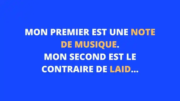 énigme charade énigme réflexion culture