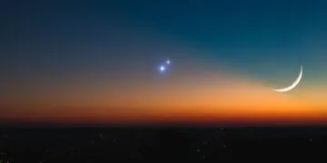 Jupiter et Vénus s'embrassent dans une conjonction planétaire étonnante ce soir.  Voici comment regarder.