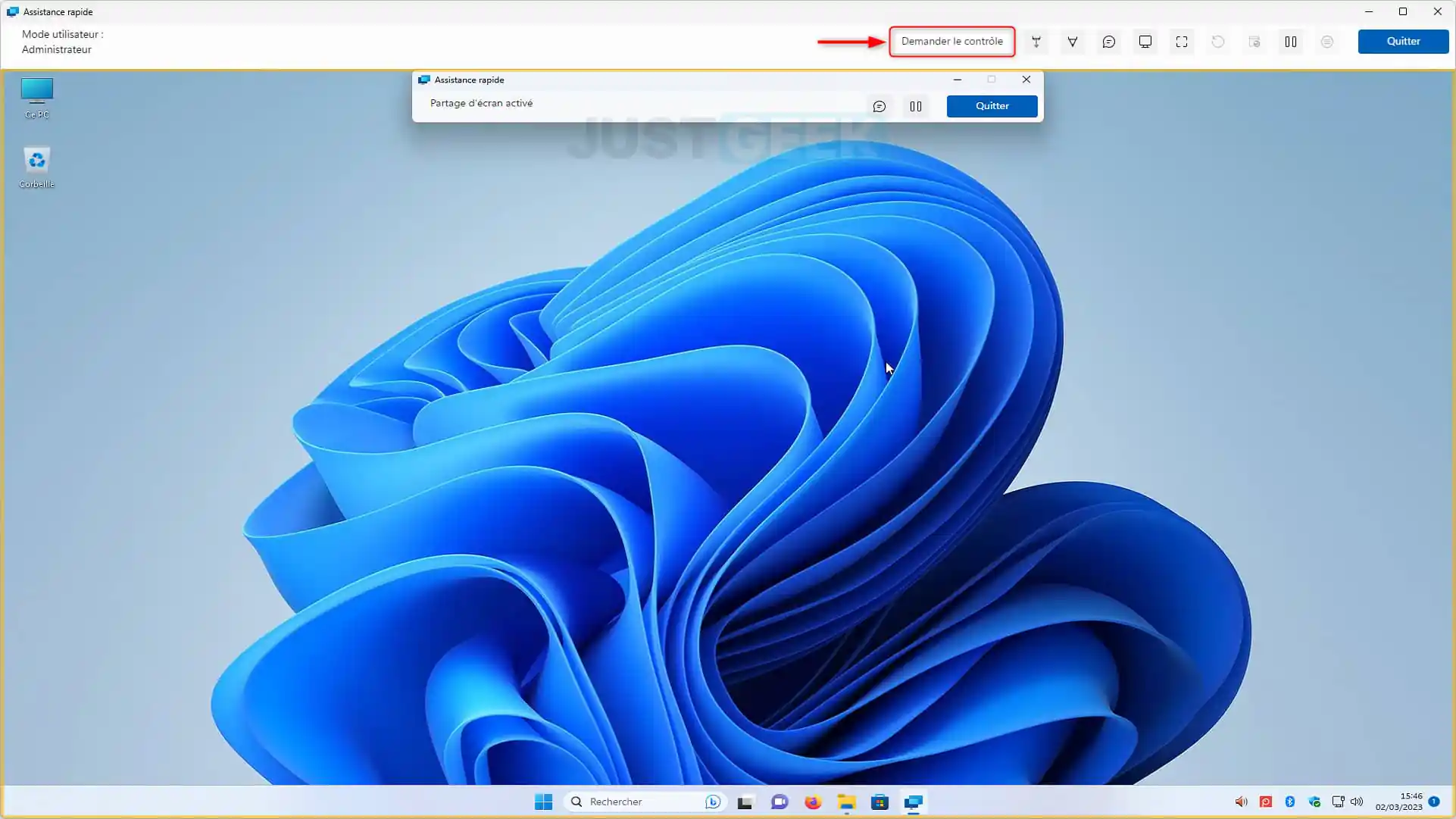 Contrôler un ordinateur à distance sur Windows 11