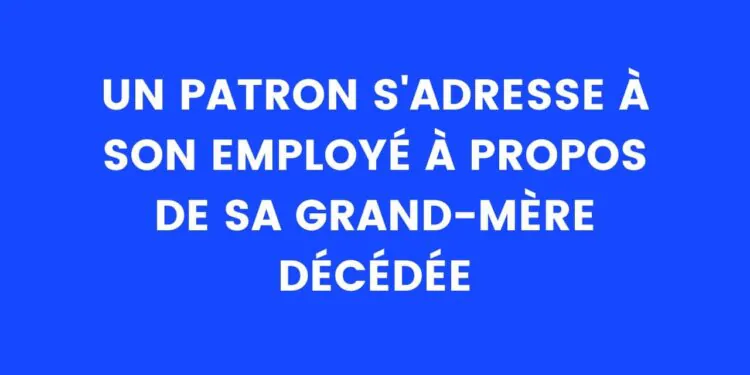 Une grand-mère partie trop tôt