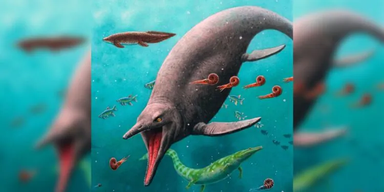 Les plus anciens fossiles de "poisson-lézard" jamais découverts suggèrent que ces monstres marins ont survécu à la "grande mort"