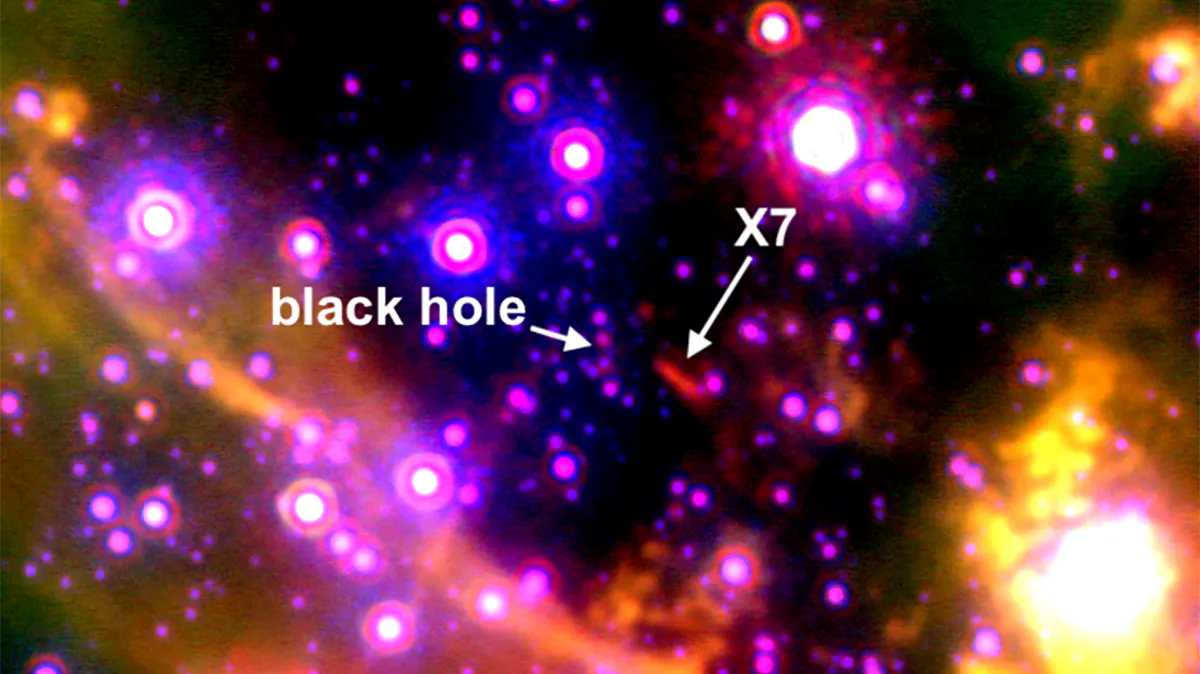 Un objet mystérieux est aspiré dans le trou noir de notre galaxie.  Maintenant, nous pouvons savoir ce que c'est.