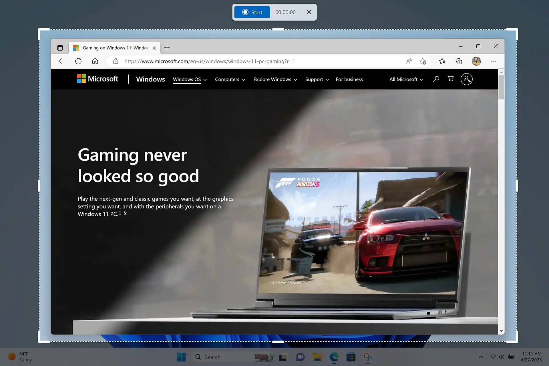 Enregistrez votre écran en vidéo avec l'outil de capture de Windows 11