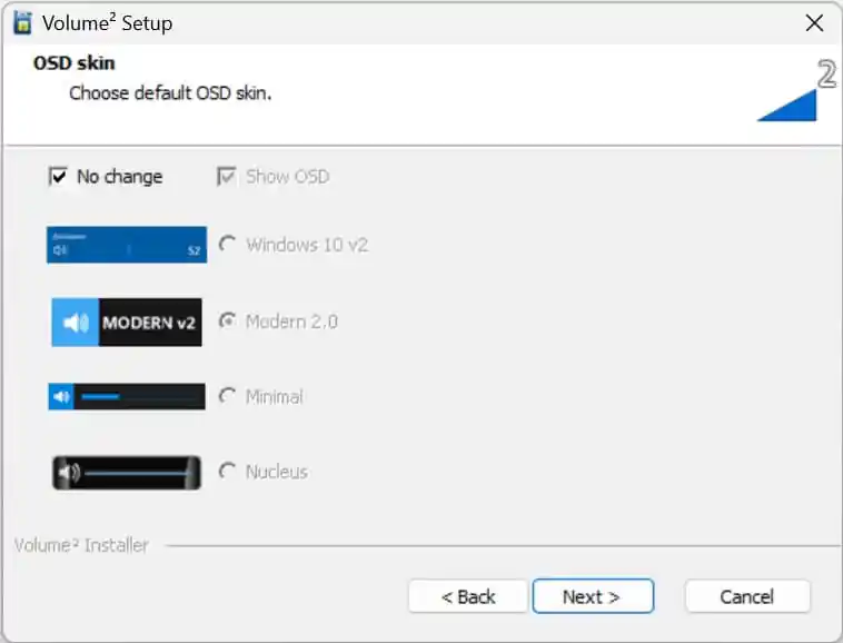 contrôle avancé du volume sous Windows