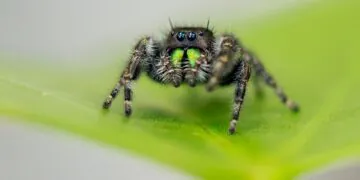 Les araignées sauteuses audacieuses peuvent littéralement devenir aveugles de faim