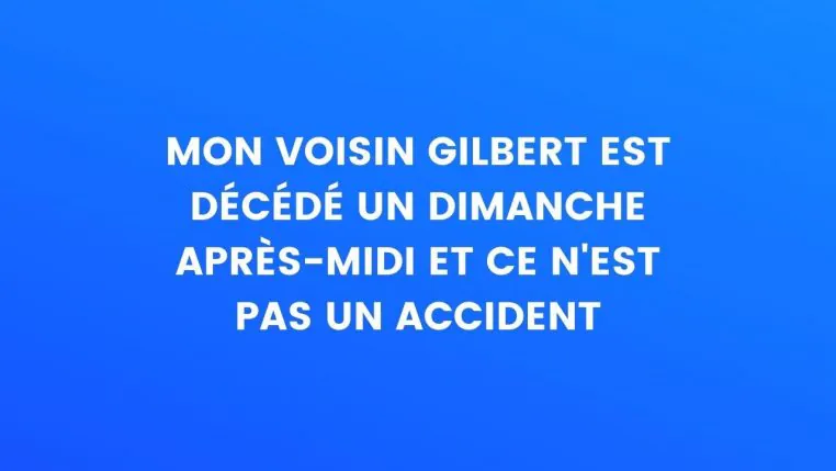 énigme du voisin