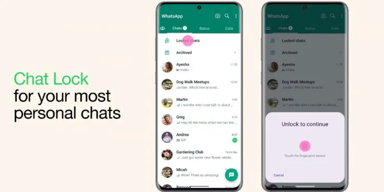 WhatsApp déploie la fonction de verrouillage du chat pour garder les conversations cachées et sécurisées