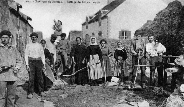 une petite ville pittoresque nichée au cœur de la campagne française