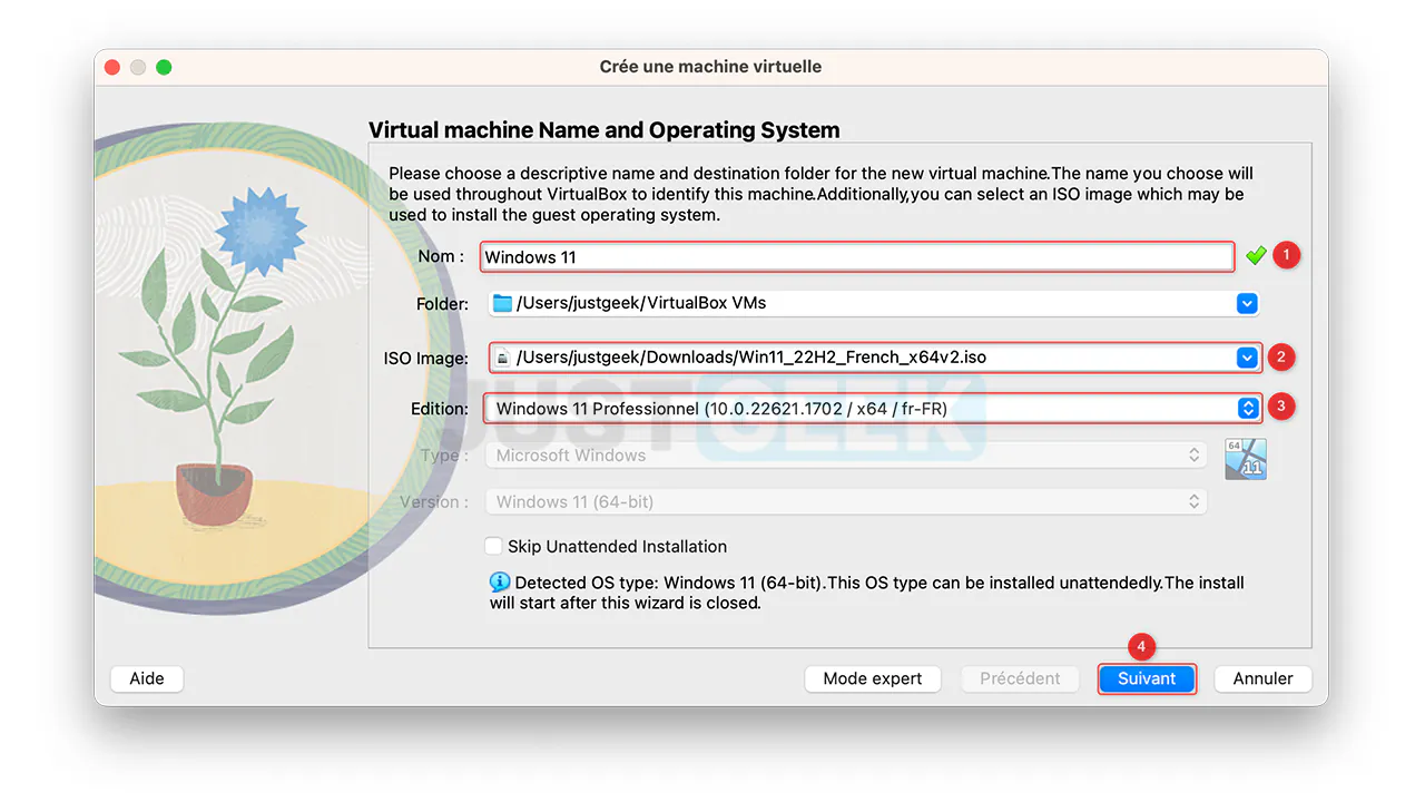 Créez une machine virtuelle Windows 11 sur Mac avec VirtualBox