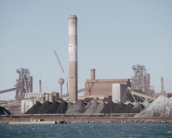 Le complexe ArcelorMittal à Fos-sur-Mer (Bouches-du-Rhône), le 2 mai 2023.