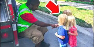 3 Girls Wave at Garbage Man Daily Until He Realizes Something's Off