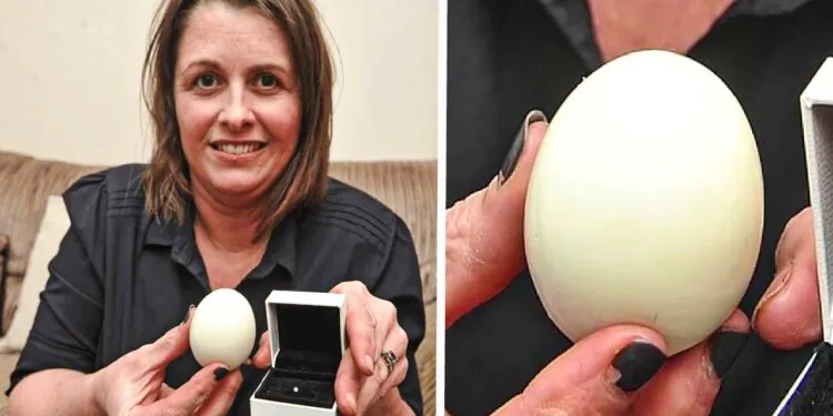 When This Woman Bit Into An Egg And Felt Something Hard, She Was Blown Away By The Object Inside