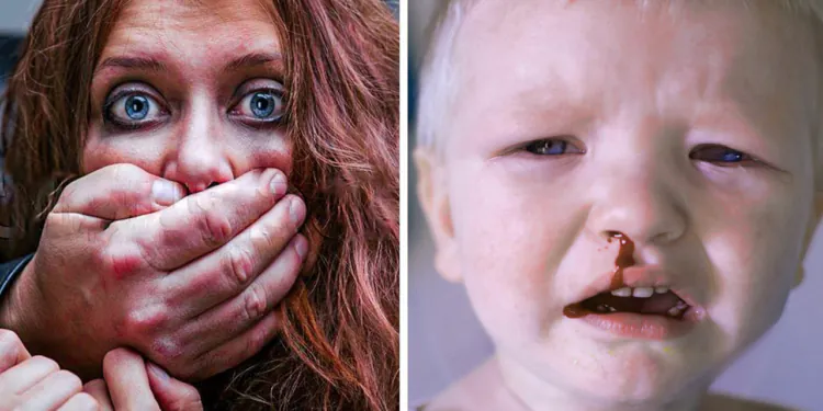 When This 3 Year Old Ran Next Door They Thought He Was Playing, But Then His Mom Saw Blood