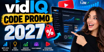 Code promo vidIQ 2027 pour optimiser une chaîne YouTube et améliorer ses performances